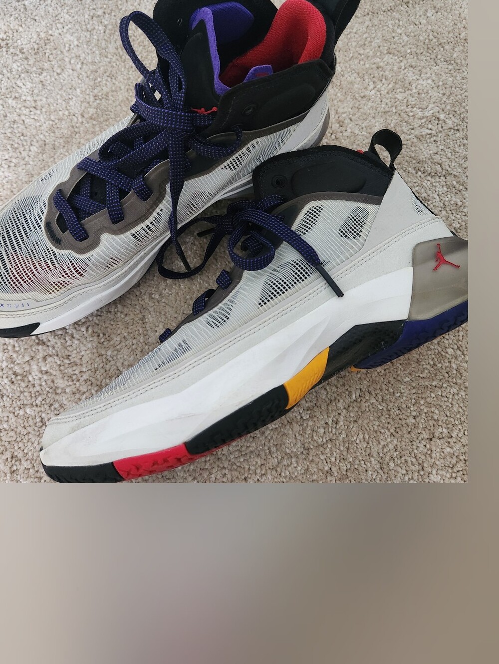 the Air Jordan 37 'Beyond Borders' Sz Big Kids 7Y